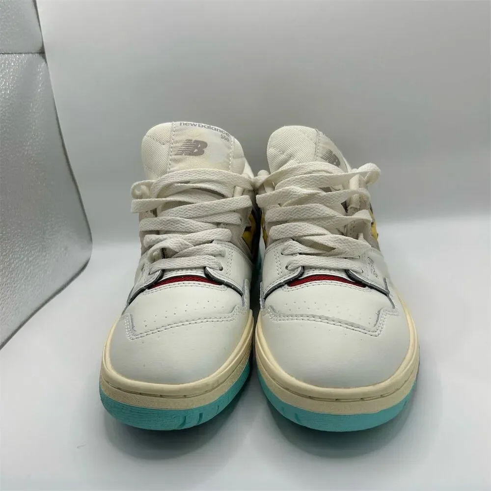 New Balance 550 Sea Salt Yellow Cream Low Top Sneakers Size 6 Women's - Picture 2 of 10